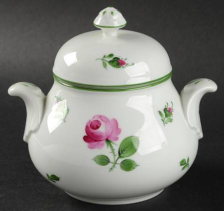 Viennese Rose Sugar Bowl & Lid