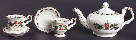 A Cup of Christmas Tea 6 Piece Toy Tea Set