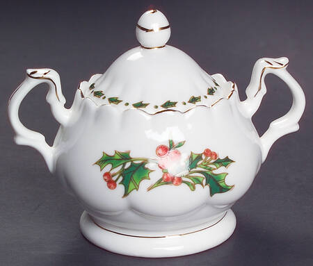 A Cup of Christmas Tea Mini Sugar Bowl & Lid