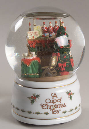 A Cup of Christmas Tea Snow Globe