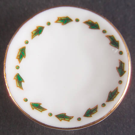 A Cup of Christmas Tea Miniature Saucer