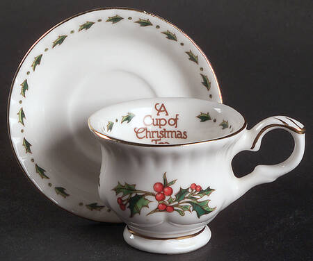 A Cup of Christmas Tea Child's Cup & Saucer Set