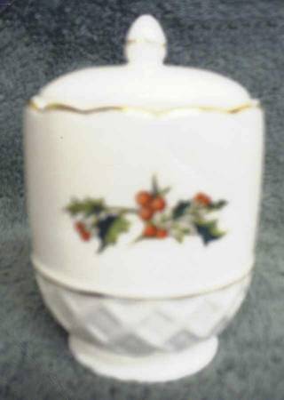 A Cup of Christmas Tea Candy Jar & Lid