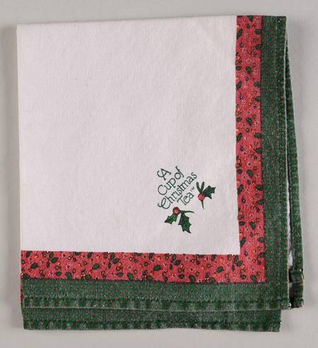 A Cup of Christmas Tea Cloth Napkin