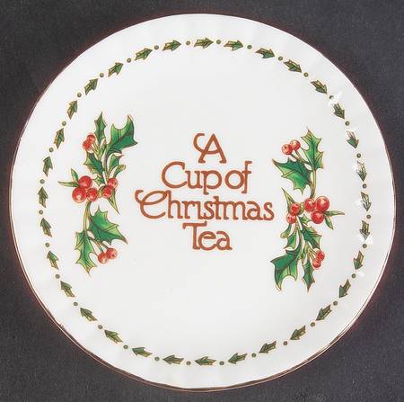 A Cup of Christmas Tea Miniature Tray