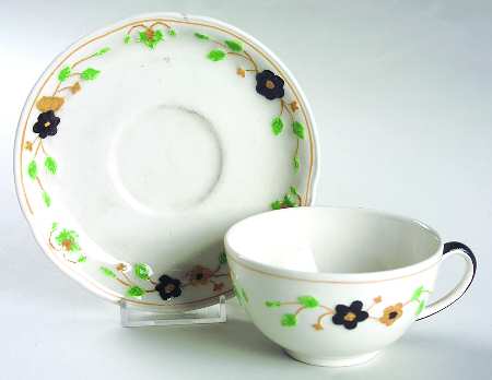 Arbor Flat Cup & Saucer Set