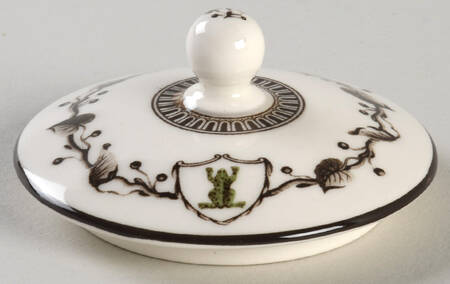 Frog Service Lid for 2 Pc Pot de Creme