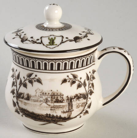 Frog Service (2 Pc) Pot de Creme, Lid & Base