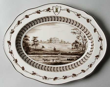 Frog Service 1995 Signed 12" Oval Platter
