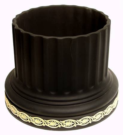 Library Collection Jasperware Cane & Black Large Planter