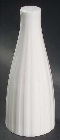 Night and Day White Salt Shaker