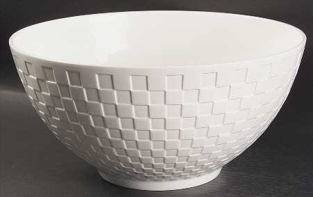 Night and Day White 11" Large Salad Serving Bowl by Wedgwood
