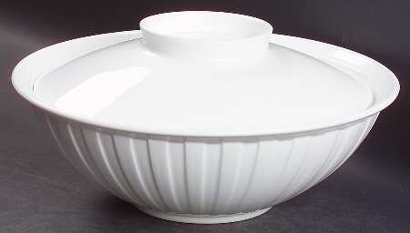 Night and Day White Oval Covered Vegetable by Wedgwood