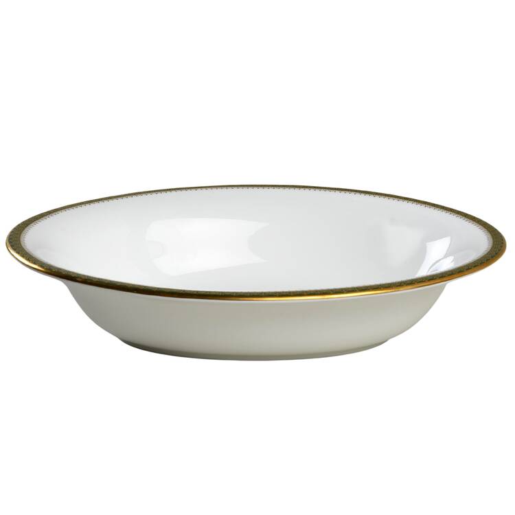 Chester (Gold Verge) 10" Oval Vegetable Bowl