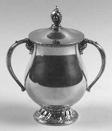 King Christian (Silverplate, Hollowware) Sugar Bowl & Lid