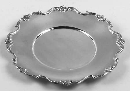 Royal Rose (Silverplate, Hollowware) Silverplate Sandwich Plate