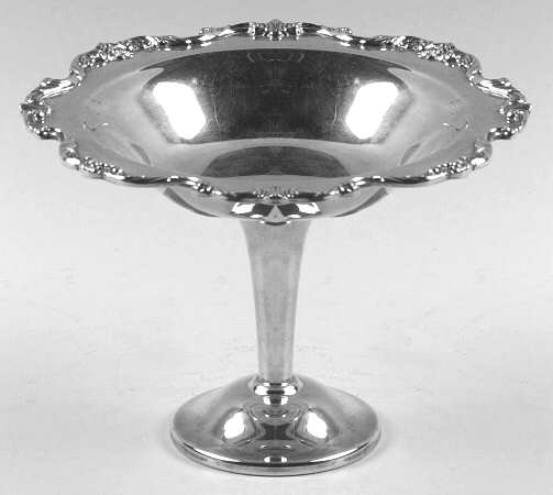 Royal Rose (Silverplate, Hollowware) Medium Silverplate Compote