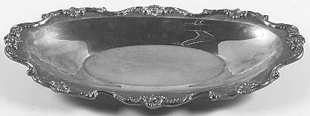 Royal Rose (Silverplate, Hollowware) Silverplate Bread Tray