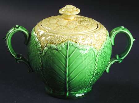 Cauliflower Ware Sugar Bowl & Lid