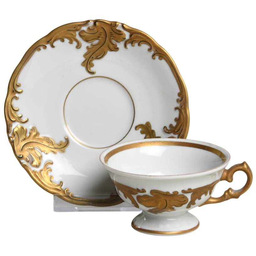 WLB31 Footed Demitasse Cup & Saucer Set