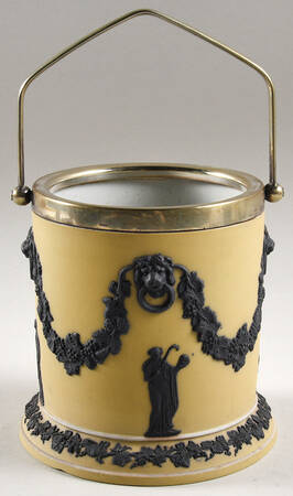 Black On Cane Jasperware by Wedgwood