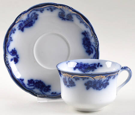 Davenport Flat Cup & Saucer Set