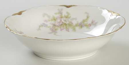 Apple Blossom (Gold Trim & Daubs) Coupe Cereal Bowl