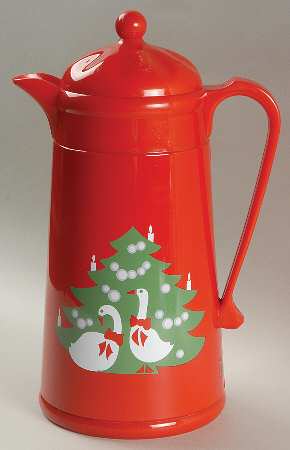Christmas Geese Plastic Thermos/Carafe & Lid