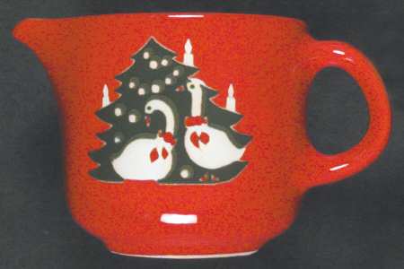 Christmas Geese Creamer