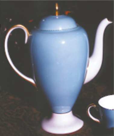 April  Turquoise Coffee Pot & Lid