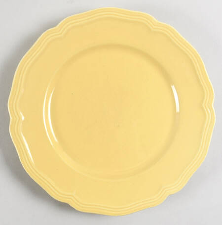 Baroque Yellow Luncheon Plate