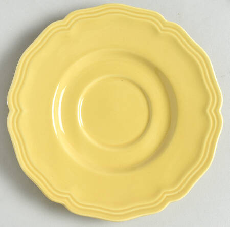 Baroque Yellow Saucer for Breakfast Cup