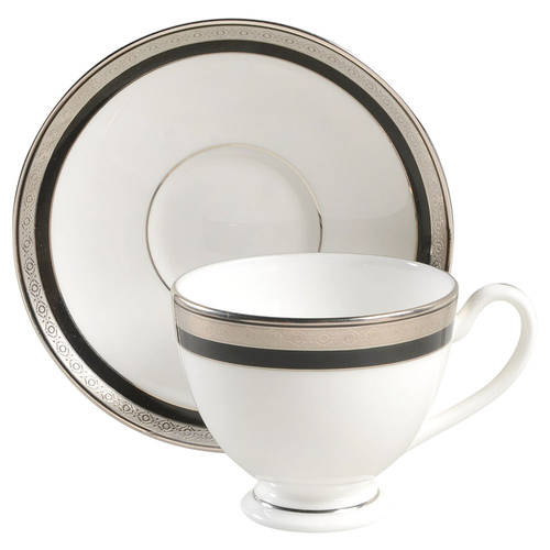 Colleen Footed Cup & Saucer Set
