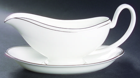 Kilbarry Platinum Gravy Boat & Underplate