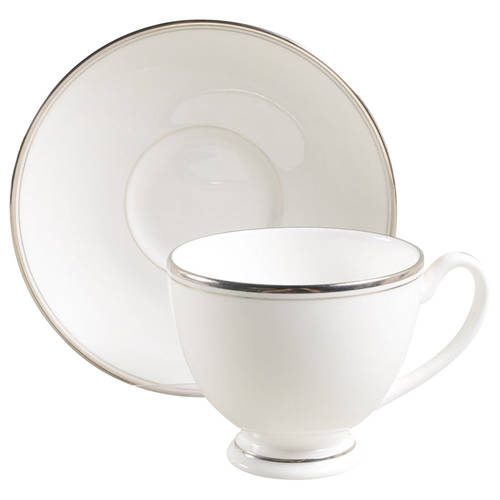 Kilbarry Platinum Footed Cup & Saucer Set