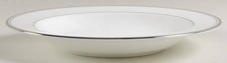 Kilbarry Platinum Large Rim Soup Bowl