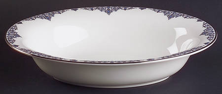 Malay 9" Oval Vegetable Bowl