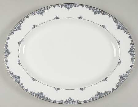 Malay 15" Oval Serving Platter