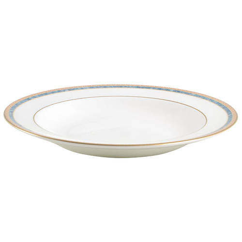 Celtic Scroll Gold Large Rim Soup Bowl