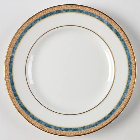 Celtic Scroll Gold Bread & Butter Plate