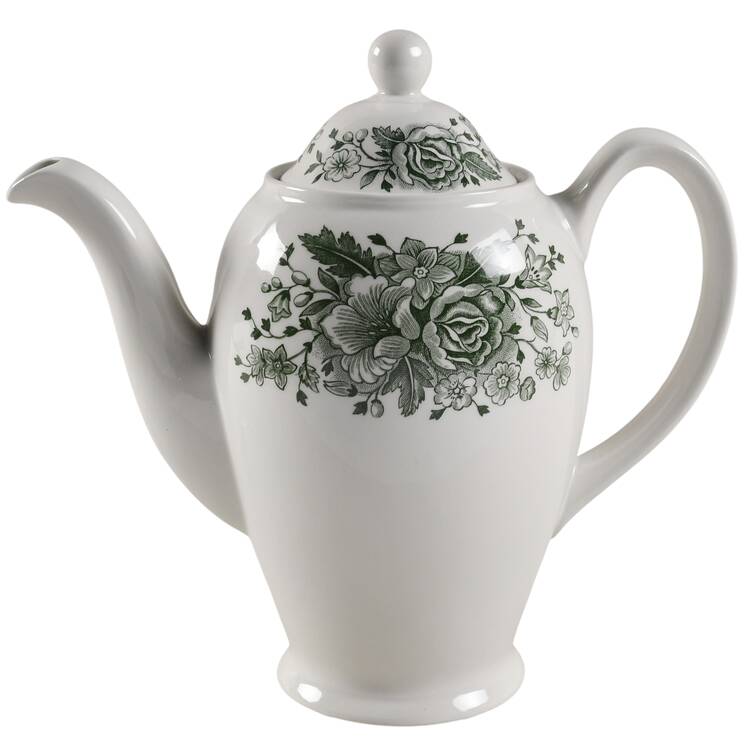 Kew Green Coffee Pot & Lid