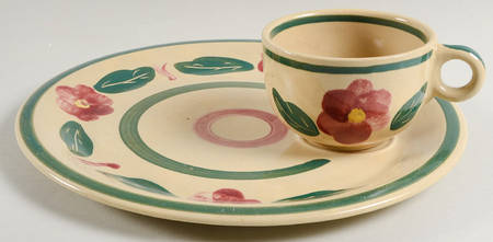 Bullseye Snack Plate & Cup Set