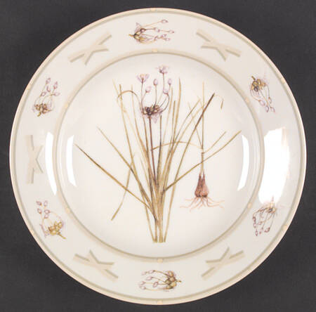 North American Wildflowers Large Rim Soup Bowl