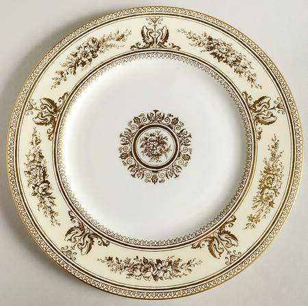 Columbia Gold (Gold Flowers, Cream Rim) by Wedgwood