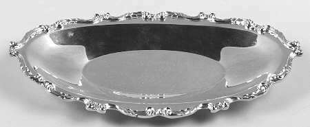 La Reine (Silverplate, Hollowware) Silverplate Bread Tray