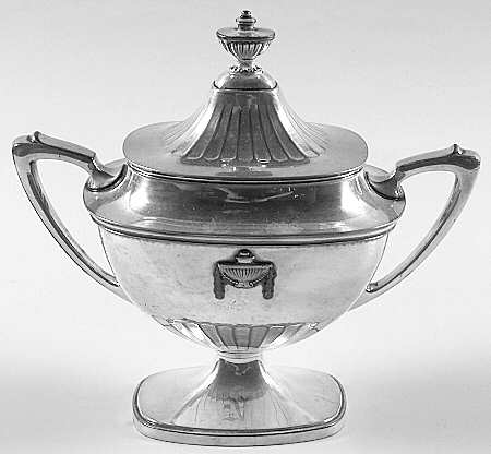 Buckingham (Silverplate, 1924, Hollowware) Sugar Bowl & Lid