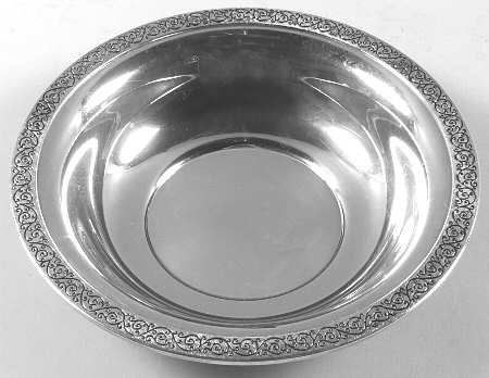 Spanish Lace (Sterling, 1964, Hollowware) 9" Round Vegetable Bowl