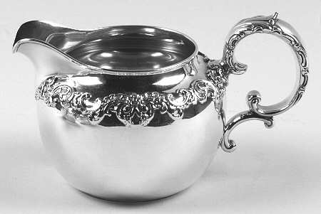 Pompadour (Sterling, 1895-1898, Hollowware) Creamer