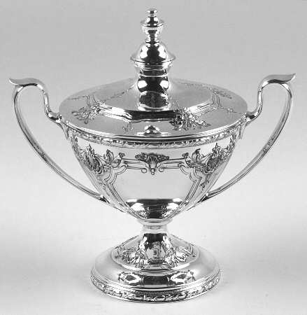 Navarre (Sterling, 1908, Hollowware) Sugar Bowl & Lid