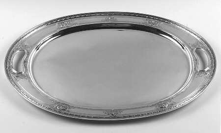 Navarre (Sterling, 1908, Hollowware) Large Waiter Tray
